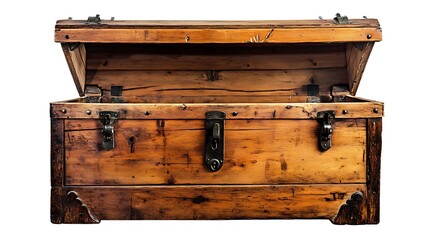 Antique wood treasure chest box pictures