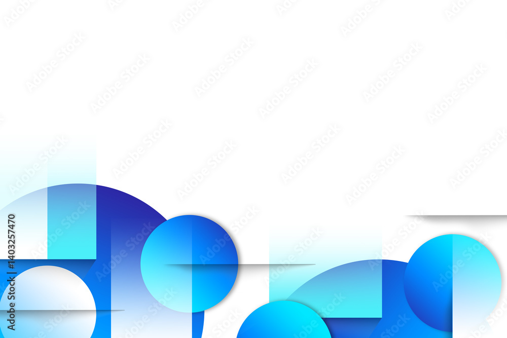 Poster abstract circle background gradient soft light blue with lines shadow as paper cut design for graphi
