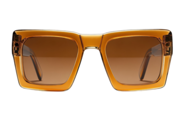 Amber gradient sunglasses stylish oversized square frame sleek modern design bold statement piece luxury eyewear fashion