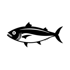 albacore tuna icon, albacore tuna silhouette vector illustration-simple silhouette illustration of albacore tuna, perfect for albacore tuna logos and icons