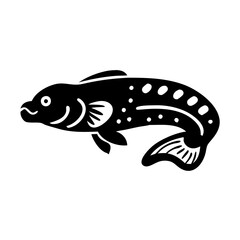 snakehead icon, snakehead silhouette vector illustration-simple silhouette illustration of snakehead, perfect for snakehead logos and icons