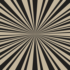 Obraz premium simple brown colour vertical duble line sunray sunbrust pattern with a black background