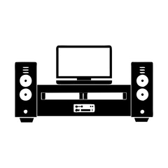 media unit icon, media unit silhouette vector illustration-simple silhouette illustration of media unit, perfect for media unit logos and icons