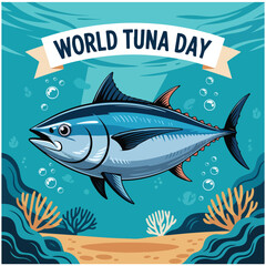 World Tuna Day flyer poster image 4.eps