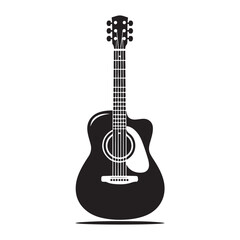 Obraz premium guitar icon Silhouette