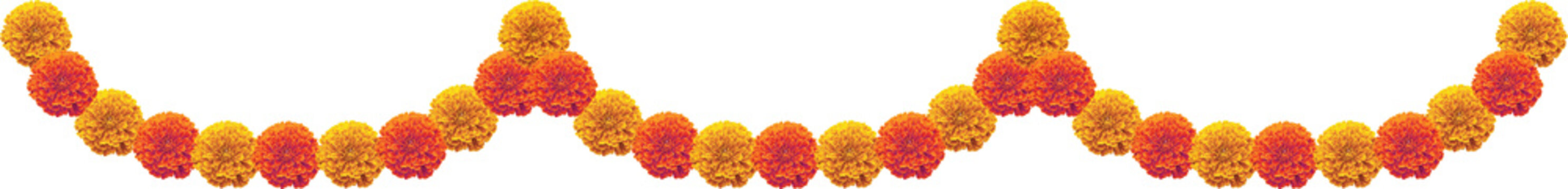Marigold entrance gate yellow and orange shade for festive decoration