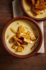 Poached Pumpkin in Coconut Milk