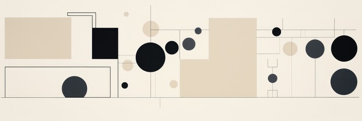 abstract background black and white geometry