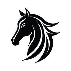 horse head silhouette