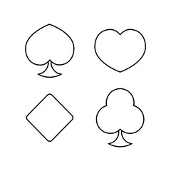 casino poker cards symbols 