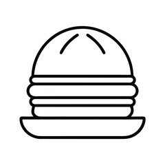 vector illustration of a helmet