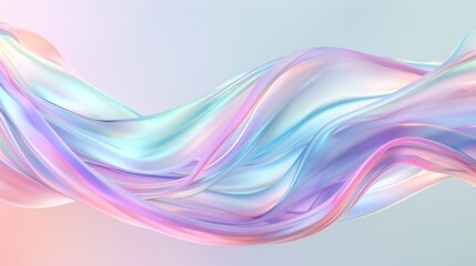 Dynamic wave colorful pastel background