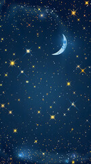 Fototapeta premium Star Sky background Vertical