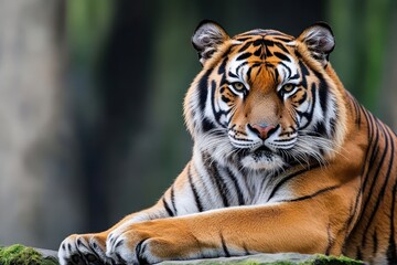 Fototapeta premium Majestic Tiger Portrait