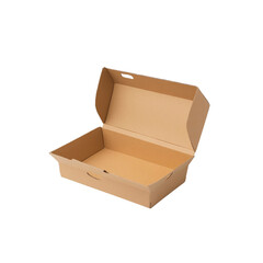 Open Empty Cardboard Box, Packaging, Delivery, Shipping Container