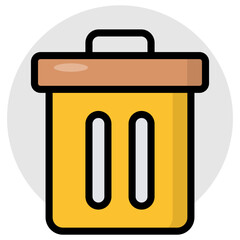 Vector design of recycle bin