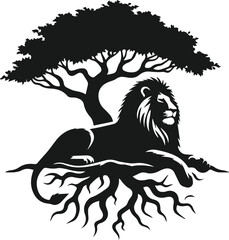 Lion animal vector