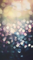 Whimsical Bokeh Lights: Colorful, Blurred, and Dreamy Background for Festive and Artistic Photography