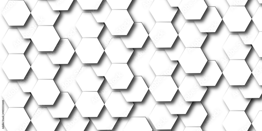 Poster luxury hexagonal abstract black metal background with golden light lines. dark 3d geometric texture 