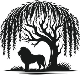 Lion animal vector