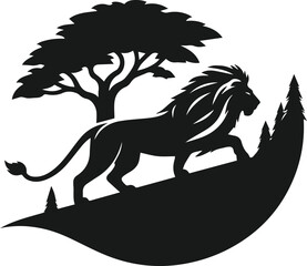 Lion animal vector