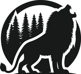 Lion animal vector