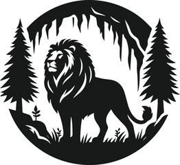 Lion animal vector