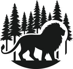 Lion animal vector