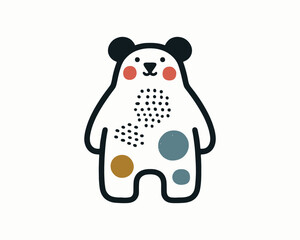 Simple Bear Drawing with Kid-Friendly Style