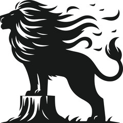 Lion animal vector