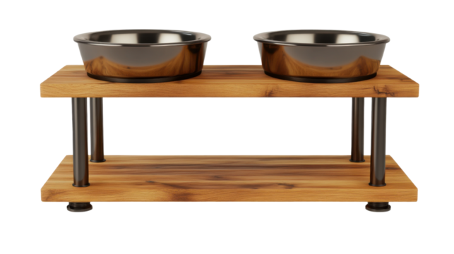 Dog food bowl on transparent background - Powered by Adobe