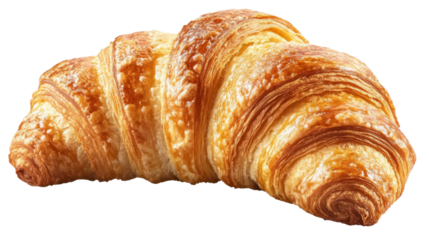 croissant isolated on white background
