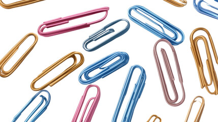 colorful paper clips