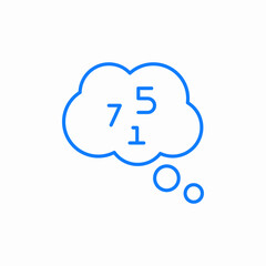 math solution icon sign vector