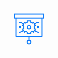 system presentation icon sign vector