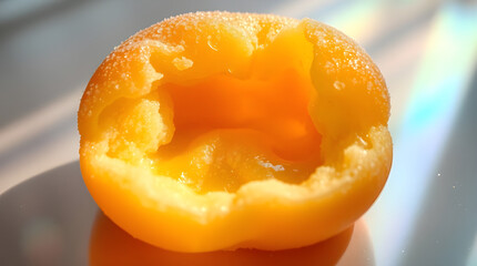 Malasadas on Slate Plate with Gold Cutlery

