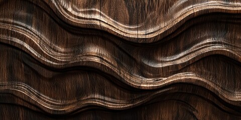 A wooden surface with a wavy pattern
