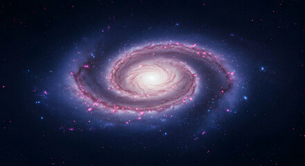 Fototapeta premium Spiral Galaxy In Deep Space