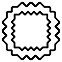 different geometric shapes icon design