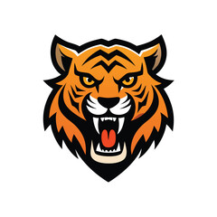 Tiger head gaming logo esport