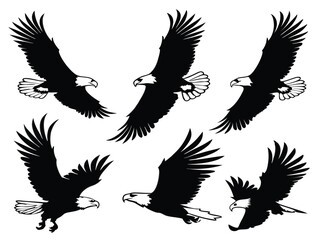 Eagle claws extended mid-dive with exaggerated speed lines and sharp focus on the eye