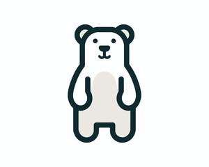 Playful Bear Logo for Children's Products
