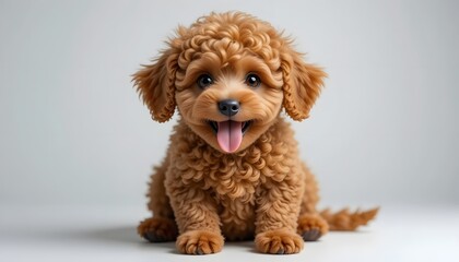 Cheerful Dog in Colorful Sombrero and Blue Knitted Scarf &ndash; Playful Pet Portrait