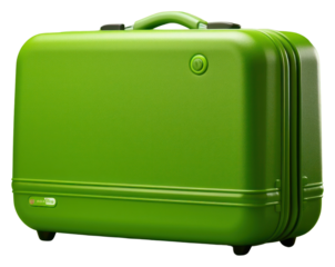 PNG Summer 3d realistic render vector icon Suitcase suitcase luggage bag.