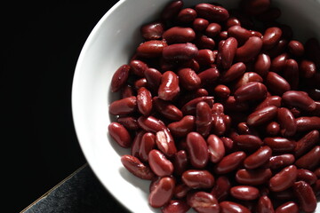 red kidney beans in a bowl
