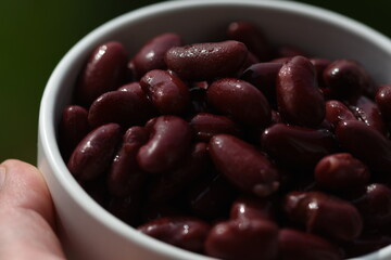 red kidney beans in a bowl