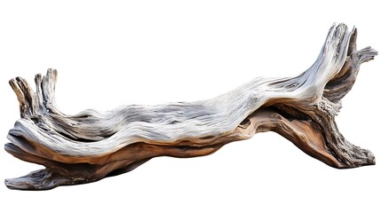 Brown driftwood log design image