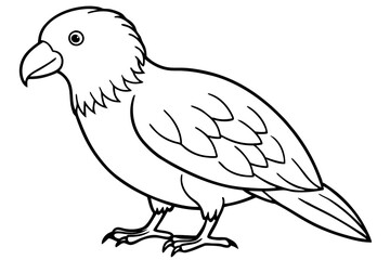 Obraz premium Kestrel Abstract Linework