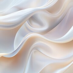 Obraz premium Abstract flowing fabric, soft pastel tones