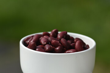 red kidney beans in a bowl